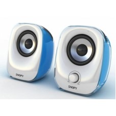 Snopy SN-11 2.0 3W*2 Beyaz/Mavi Usb Speaker