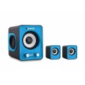 Snopy SN-1130 2+1 5W+3W*2 Mavi Usb+SD+Fm Destekli Multimedia Speaker