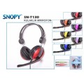 Snopy SN-T130 Mor Mikrofonlu Kulaklık