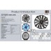 Xigmatek XLF-F2004 200*200*20mm Işıklı Kasa Fanı