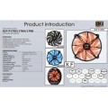 Xigmatek XLF-F1703 170*170*20mm Işıklı Kasa Fanı